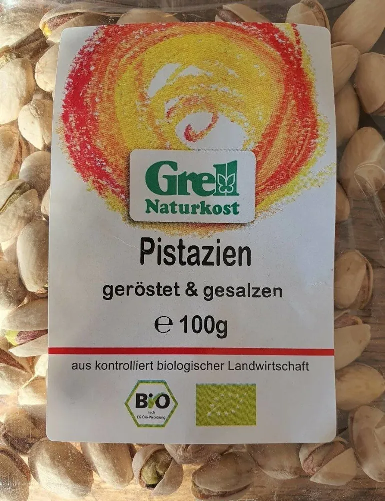 Pistazien geröstet und gesalzen Grell Naturkost