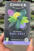 Thé noir bio earl grey