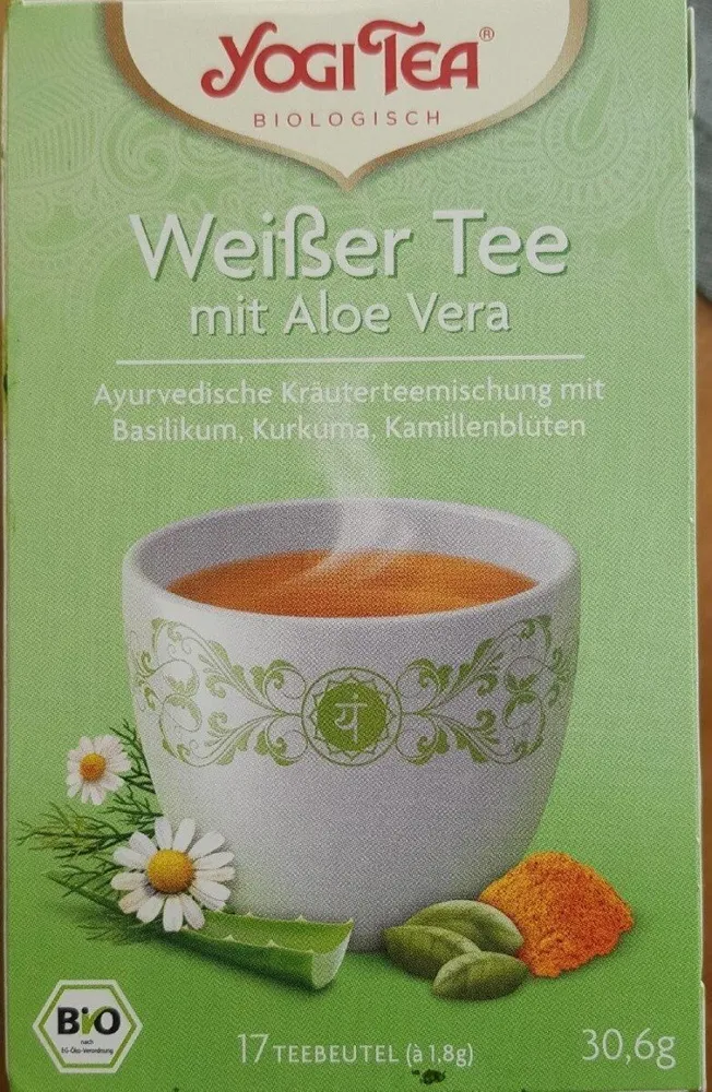 Weißer Tee mit Aloe Vera