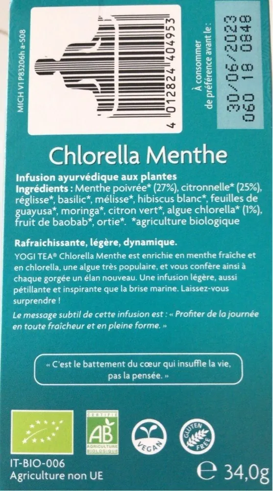 Chlorella Menthe