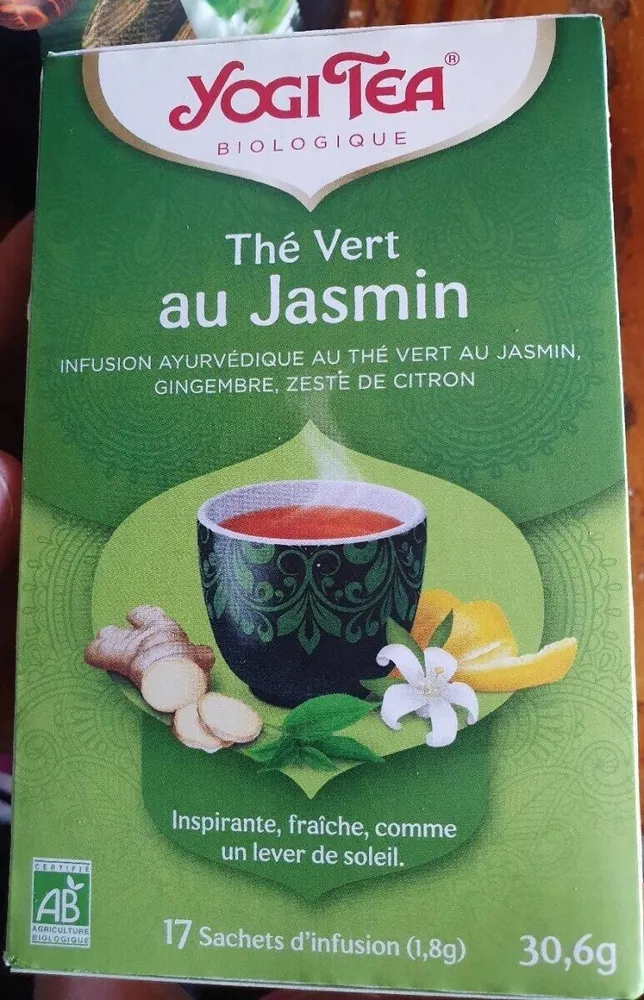 Thé  vert au jasmin