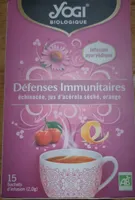 Défenses Immunitaires, échinacée, jus d'acérola, orange