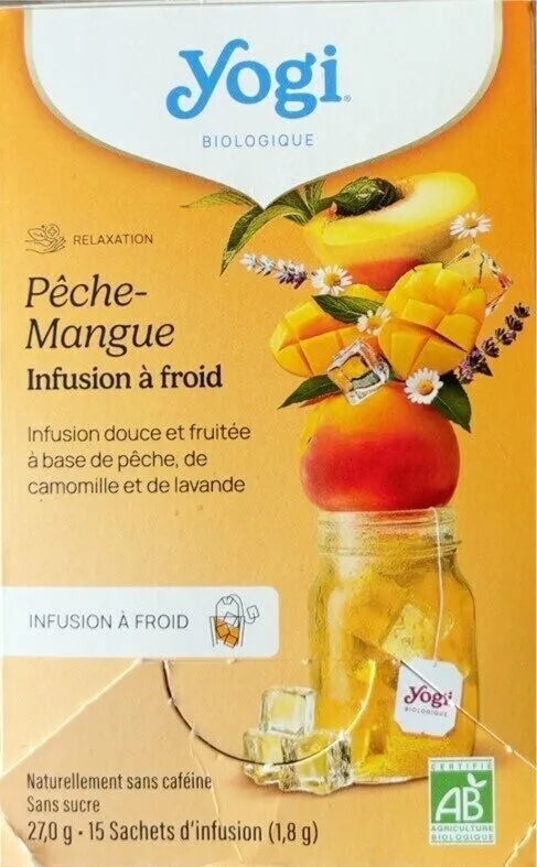 Peche mangue infusion a froid