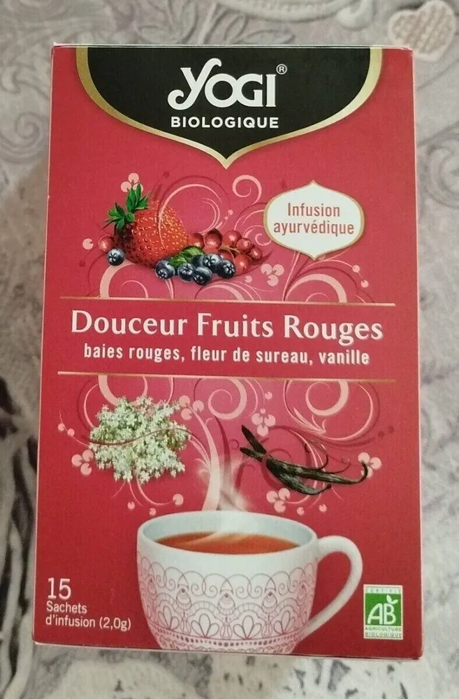 Yogi douceur fruits rouges  tisane