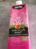 Hibiscus mint with raspberry leaves