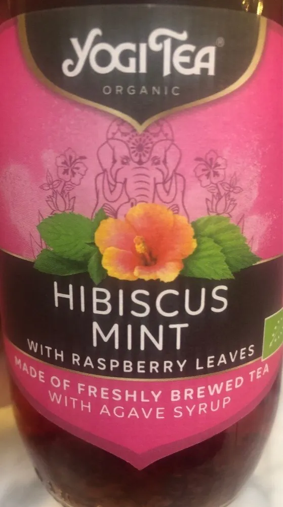 Hibiscus Mint with raspberry leaves