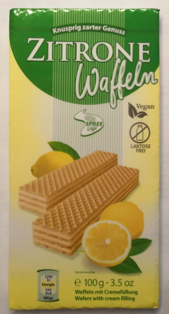 Zitrone Waffeln