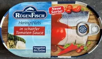 Heringsfilets in scharfer Tomatensauce