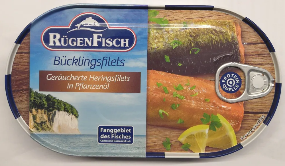 Bücklingsfilets in Pflanzenöl