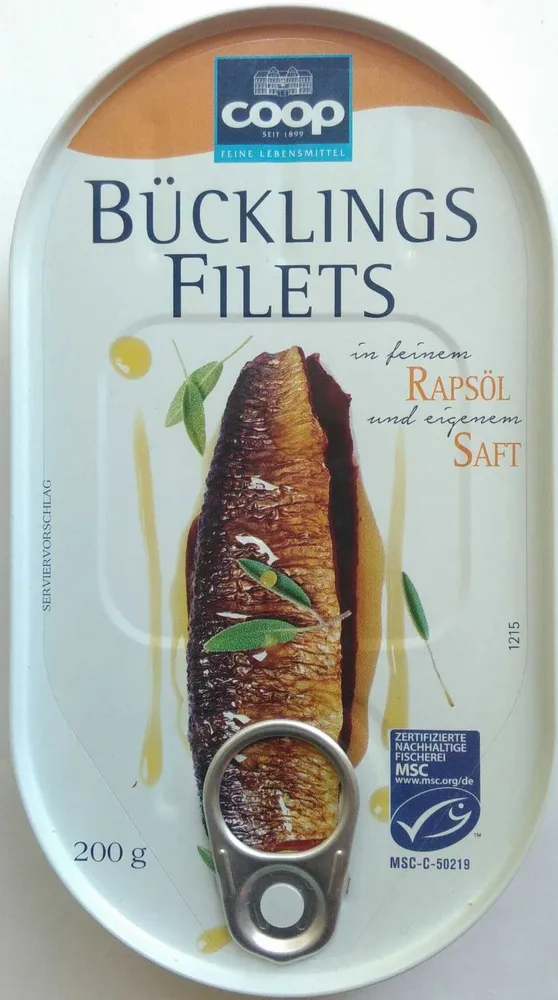Bücklingsfilet in feinem Rapsöl und eigenem Saft