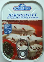 Heringsfilet in Tomaten-Paprika-Creme