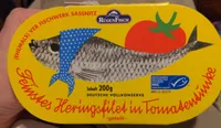 Feinstes Heringsfilet in Tomatentunke
