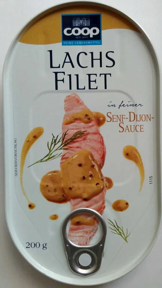 Lachsfilet in feiner Senf-Dijon-Sauce
