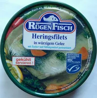 Heringsfilets in würzigem Gelee