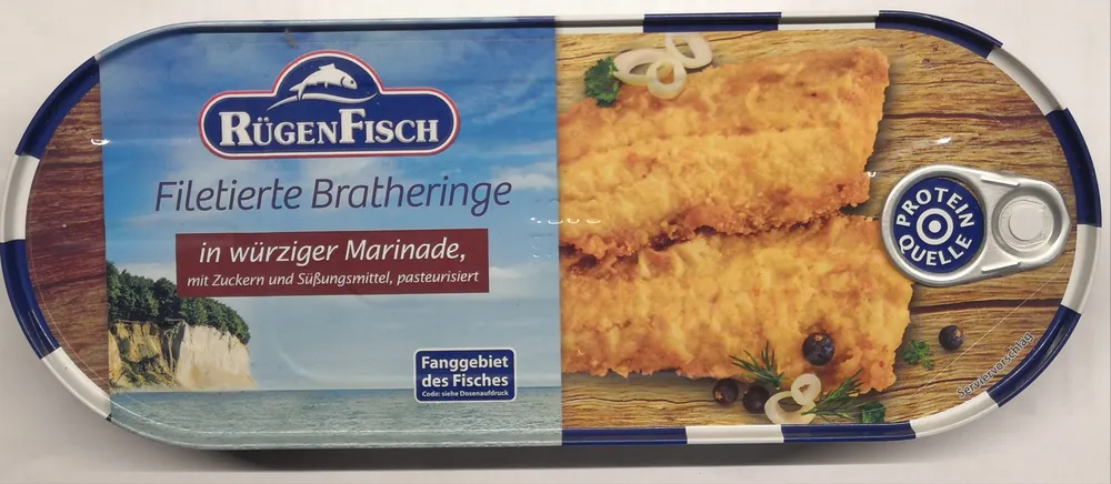 Filetierte Bratheringe in würziger Marinade