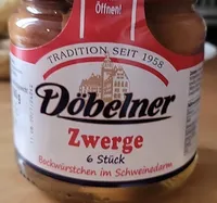 Zwerge 6 Stück Bockwürstchen im Schweinedarm