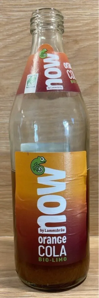 Now orange Cola bio Limo