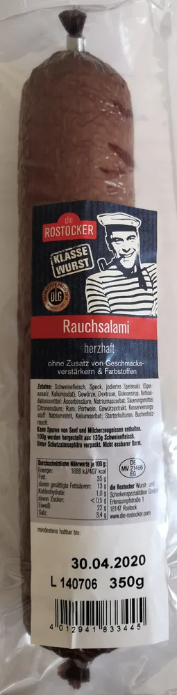 die Rostocker Rauchsalami