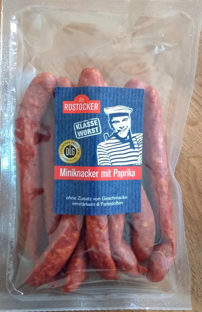 Miniknacker mit Paprika