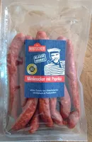 Miniknacker mit Paprika