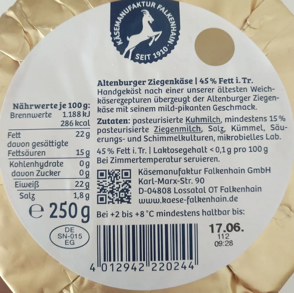 Altenburger Ziegenkäse
