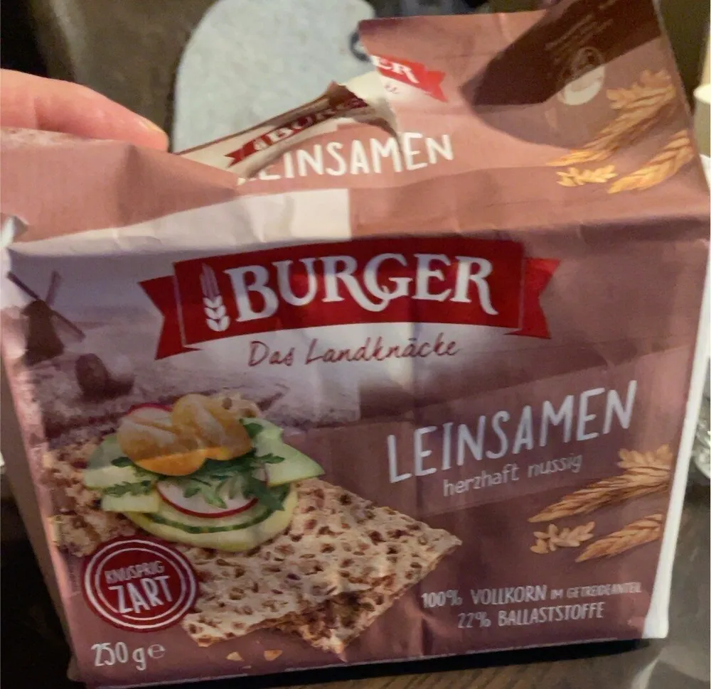Knäckebrot Leinsamen