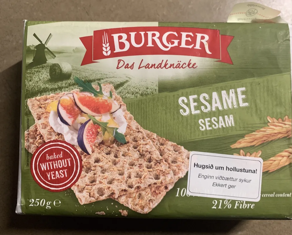 Tartine croustillante Sésame