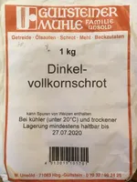 Dinkelvollkornschrot