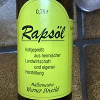 Rapsöl kaltgepreßt