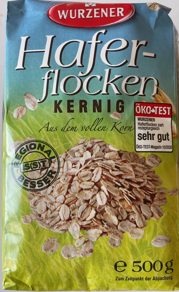Haferflocken kernig