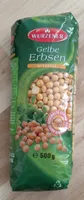 Gelbe Erbsen geschält