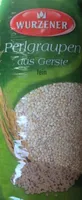Perlgraupen aus Gerste fein