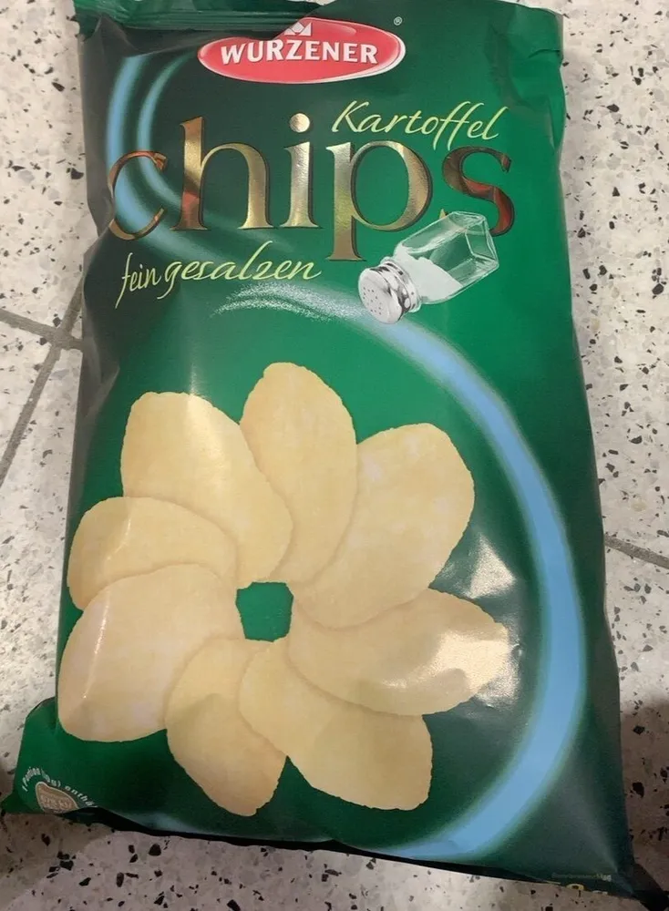 Kartoffel Chips gesalzen