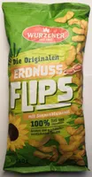 Erdnussflips mit Sonnenblumenöl