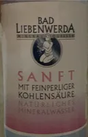 Naturliches Mineralwasser