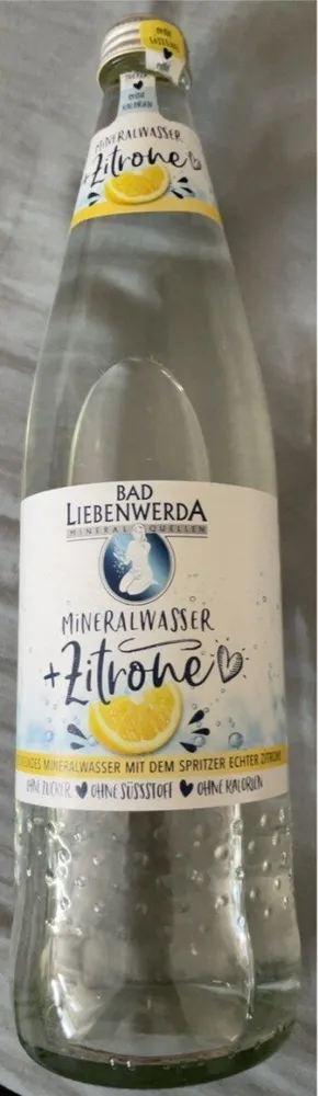 Mineralwasser + Zitone