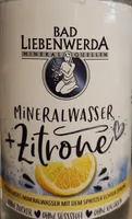 Mineralwasser + Zitrone