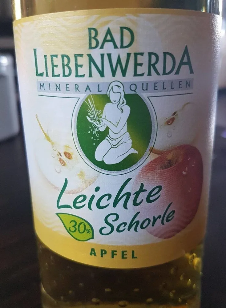 Leichte Schorle Apfel