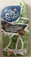 Chocolat noir eclats d’amande grillées et pointe de sel