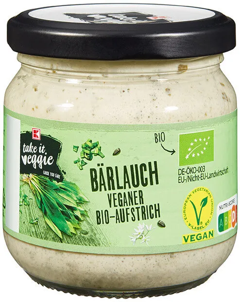 Brotaufstrich Bärlauch (vegan)
