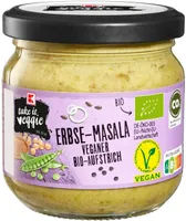 Erbse-Masala veganer Bio-Aufstrich