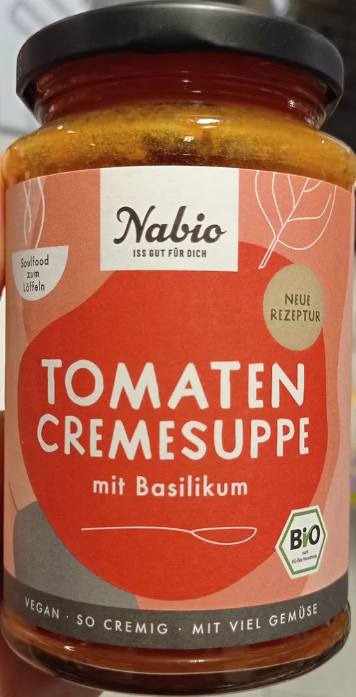 Tomaten Cremesuppe mit Basilikum