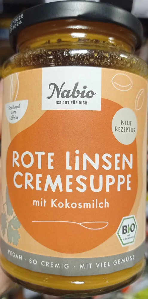 Linsen Suppe + Kokosmilch