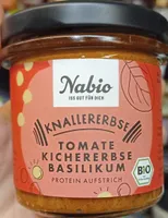 Knallerbse, Kichererbse Tomate Aufstrich