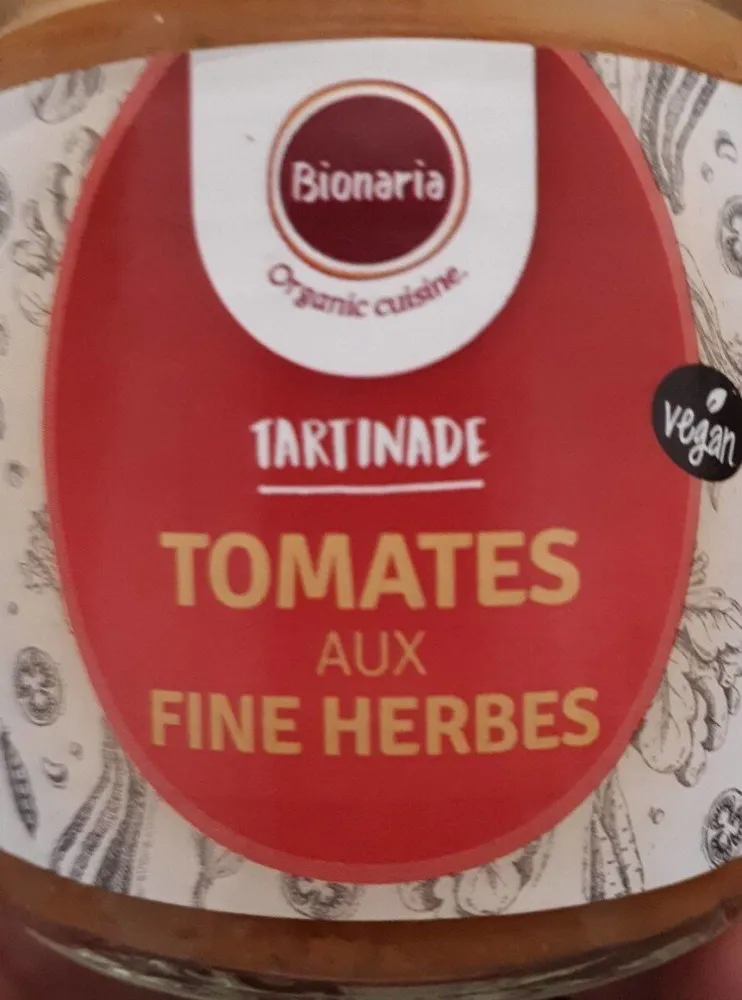 Tartinade Tomates aux fines herbes