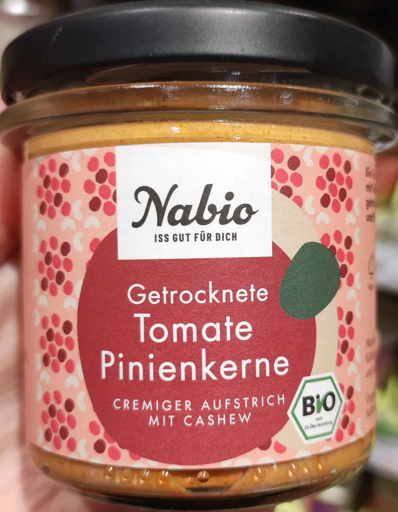 Getrocknete Tomate Pinienkerne