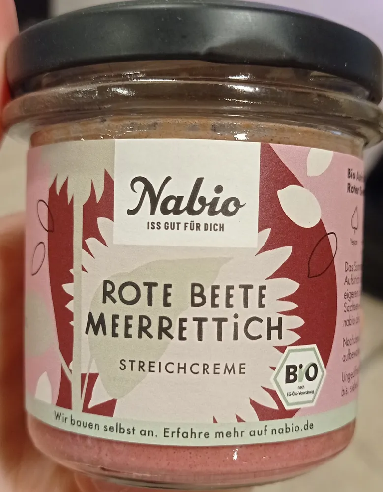 Rote Beete Meerrettich Streichcreme