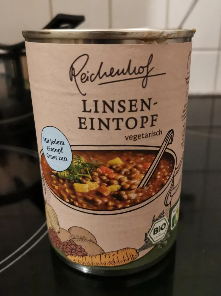 vegetarischer Linseneintopf