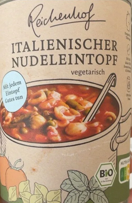 Italienischer Nudeleintopf vegetarisch