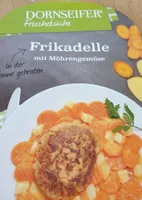 Frikadelle mit Möhrengemüse